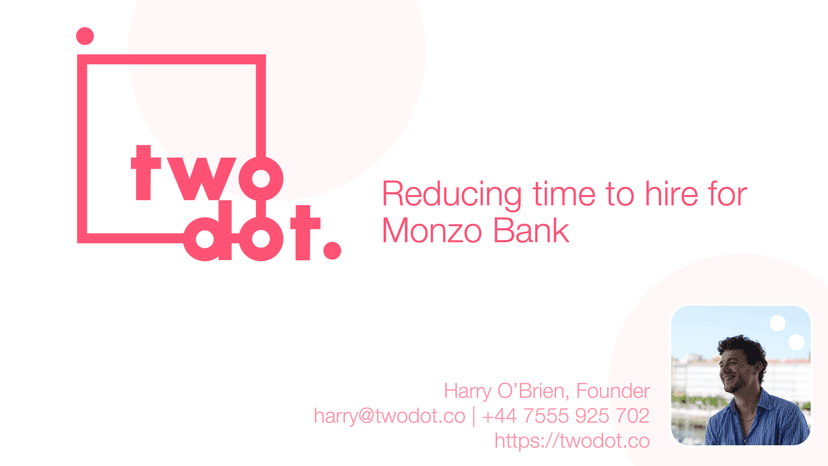 Case Study - Reducing time to hire for Monzo